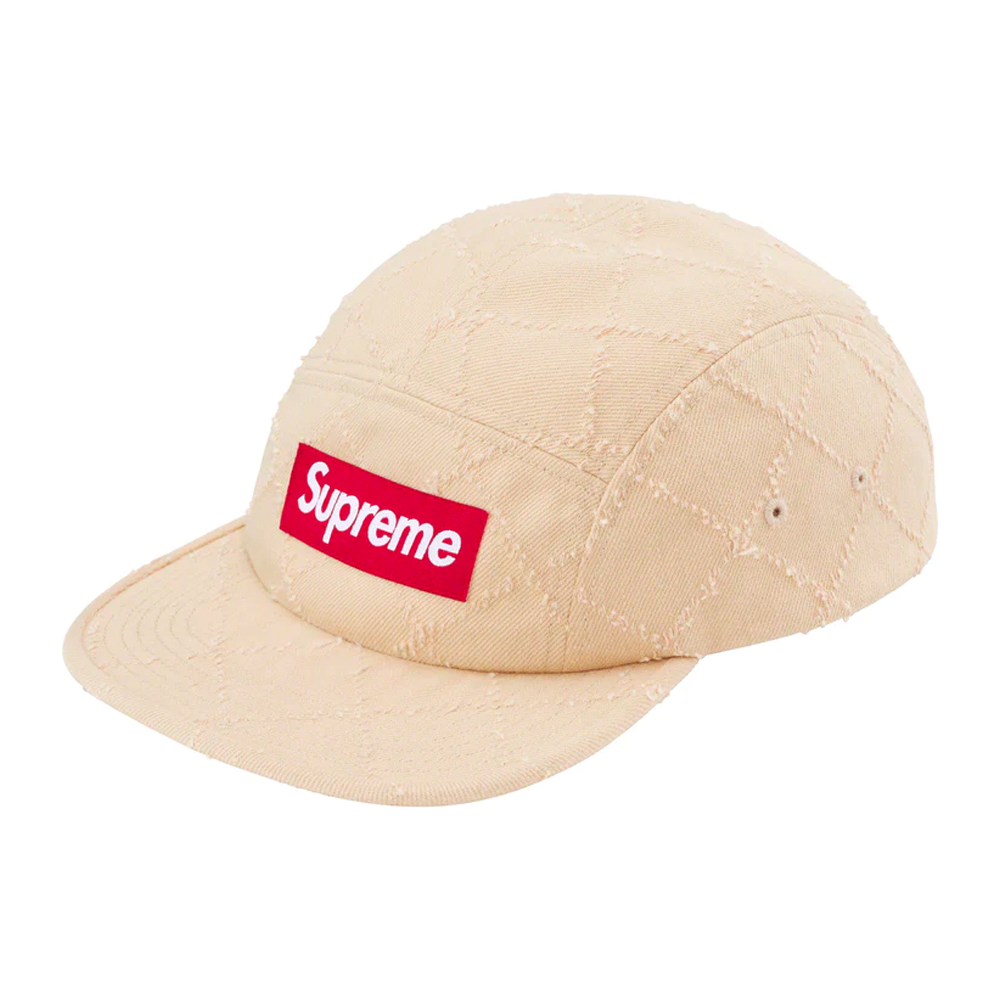 Supreme Punch Denim Camp Cap 'Dyed Beige' – Valenzia