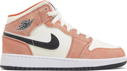 Air Jordan 1 Mid SE GS 'Orange Suede'