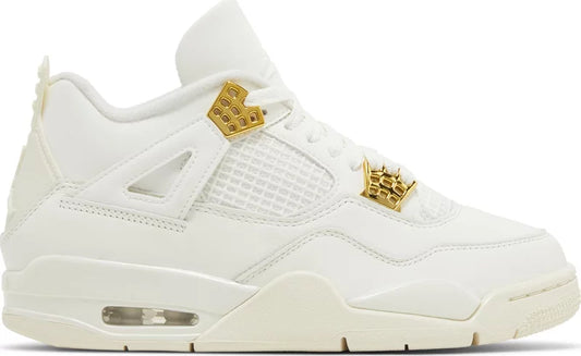 Wmns Air Jordan 4 Retro 'Metallic Gold' (P)