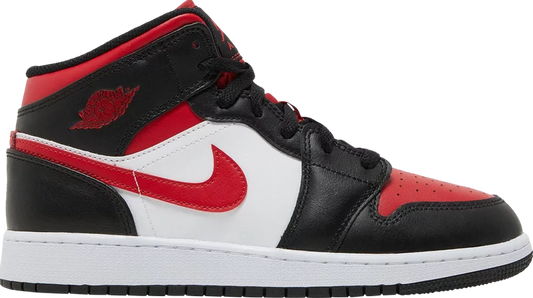 Air Jordan 1 Mid GS 'Black Fire Red'