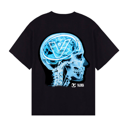 Blue Skull Oversized Tee