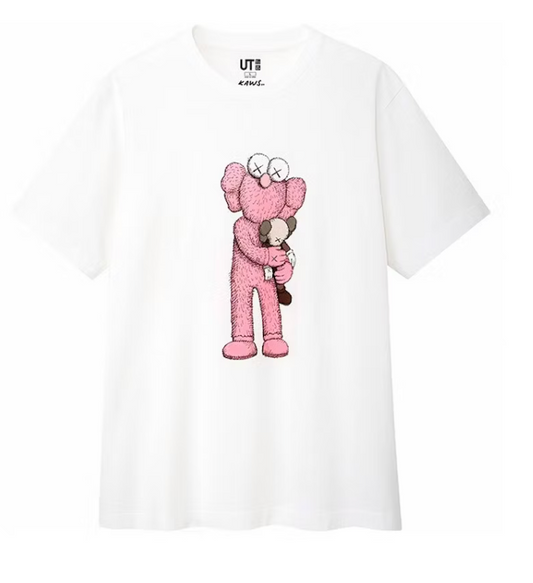 KAWS x Uniqlo Pink BFF Tee (J)