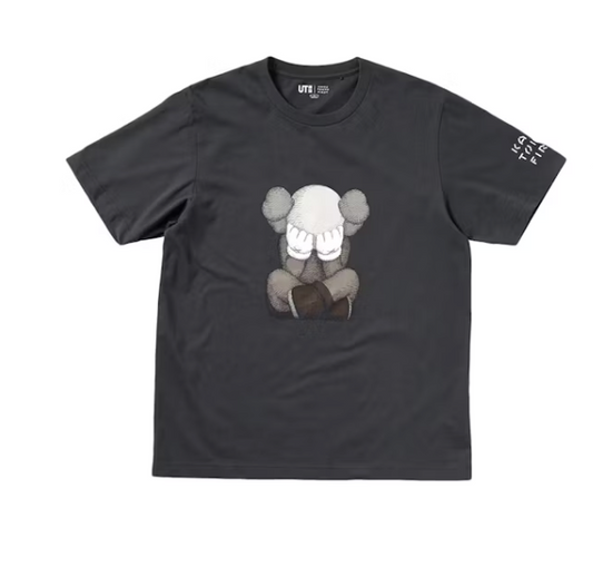 Kaws x Uniqlo UT Short Sleeve Black Tee