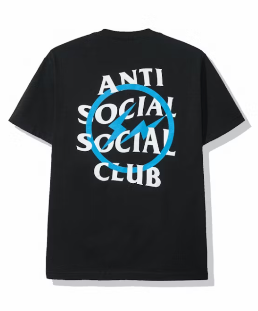 Anti Social Social Club x Fragment Blue Bolt Tee (J)