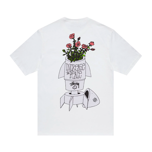 Stussy Flower Bomb Tee 'White'